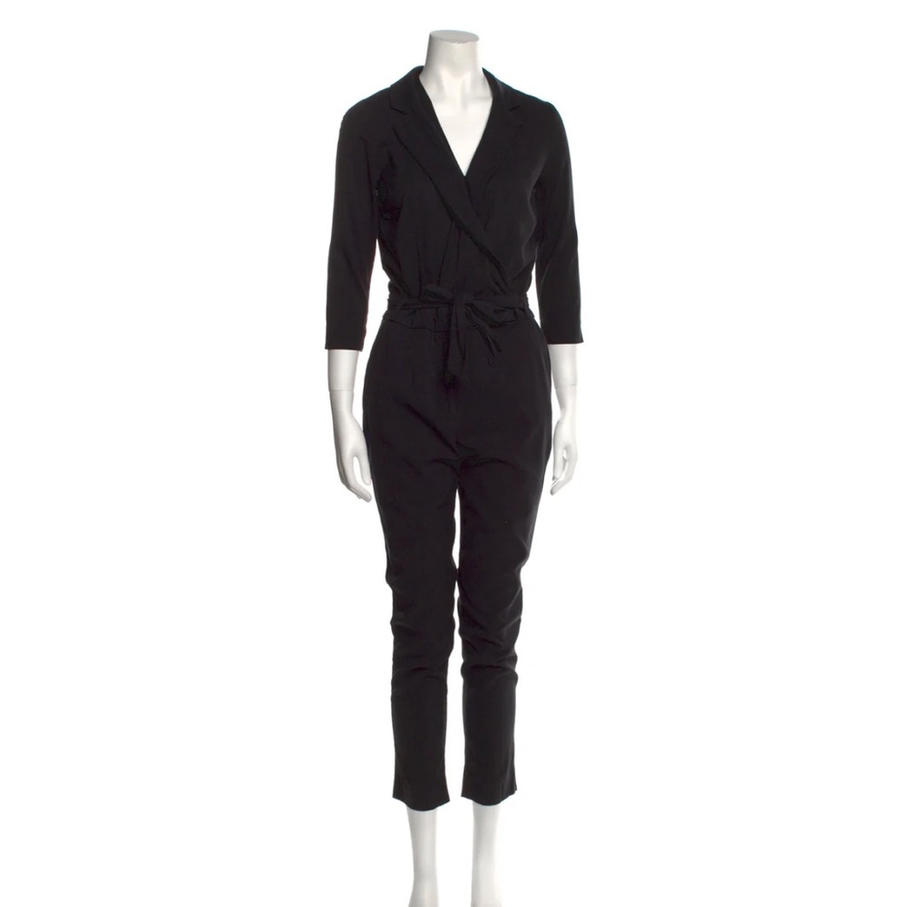 Sezane Black Tuxedo Style Jumpsuit ! Classic